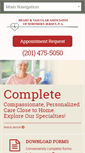 Mobile Screenshot of heartandvascularnj.com